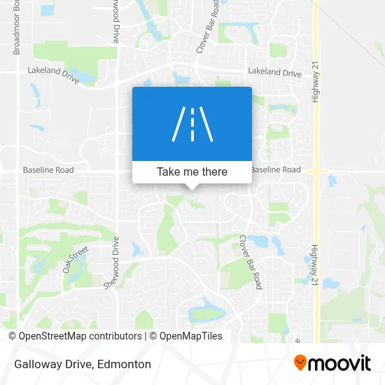 Galloway Drive map