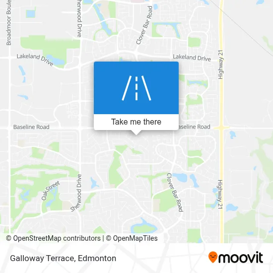 Galloway Terrace map
