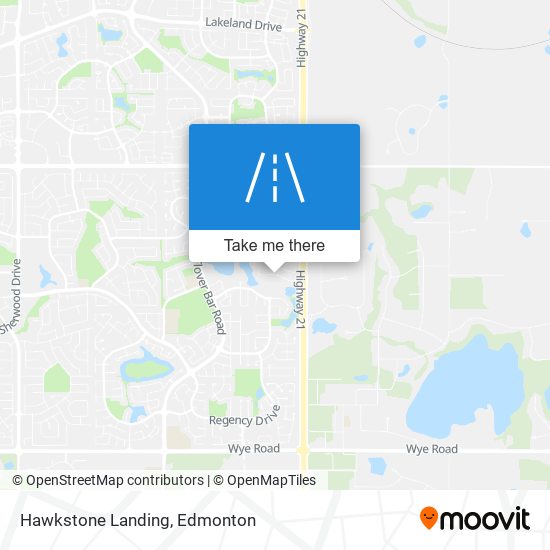 Hawkstone Landing map