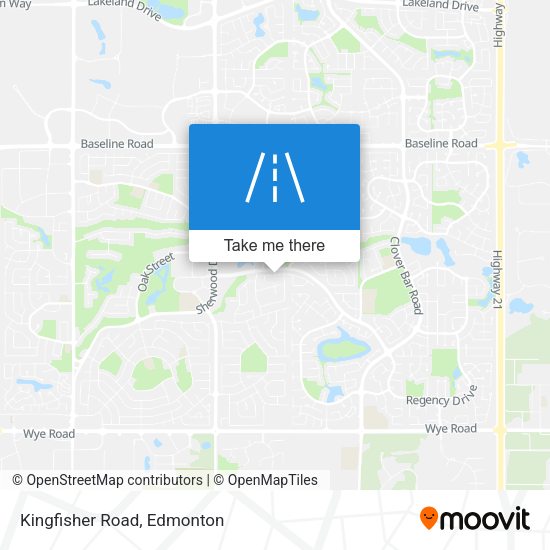 Kingfisher Road plan