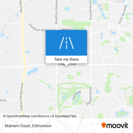 Malvern Court map