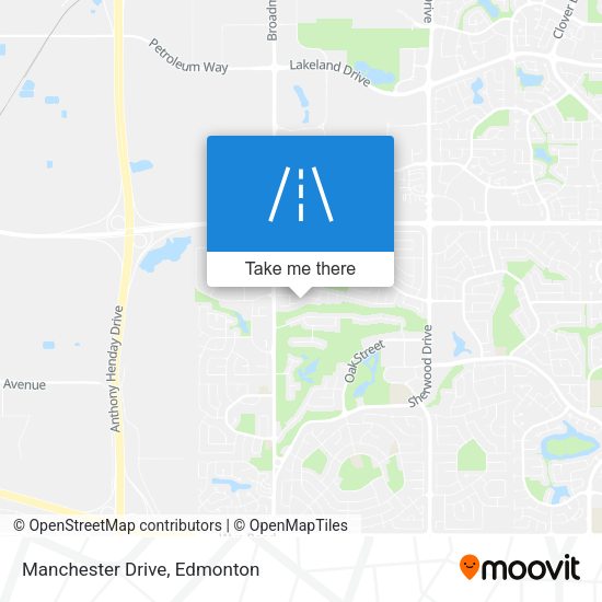 Manchester Drive map