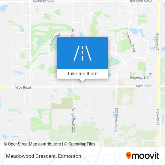 Meadowood Crescent map