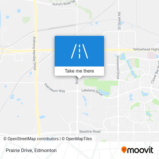 Prairie Drive plan