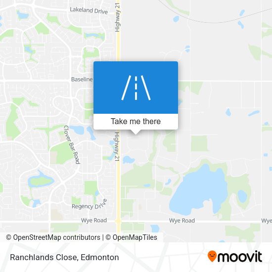 Ranchlands Close map