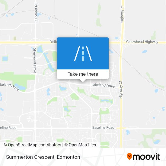 Summerton Crescent map