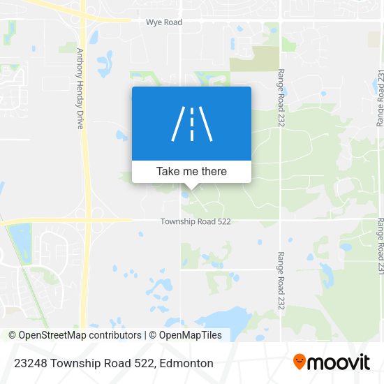23248 Township Road 522 map