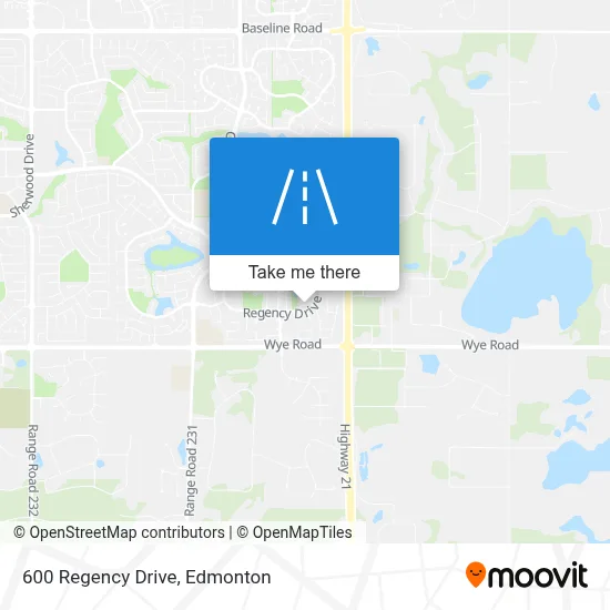 600 Regency Drive map