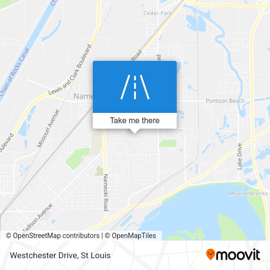 Mapa de Westchester Drive