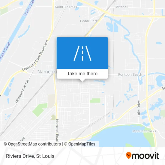 Riviera Drive map