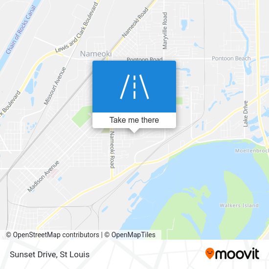 Mapa de Sunset Drive