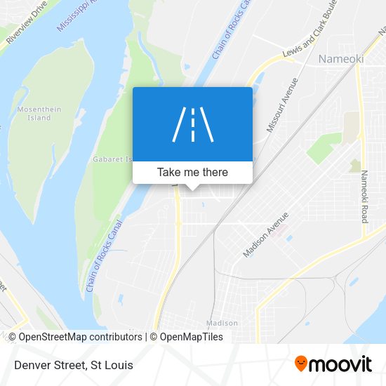 Denver Street map