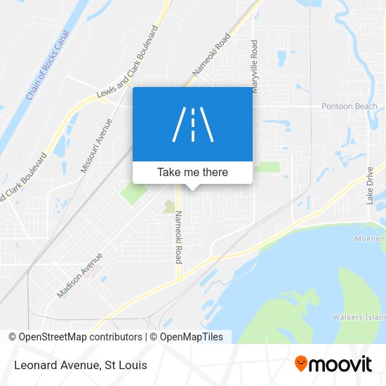 Mapa de Leonard Avenue