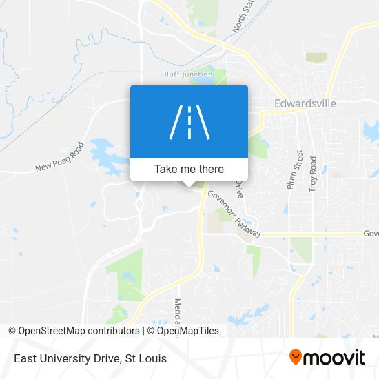 Mapa de East University Drive