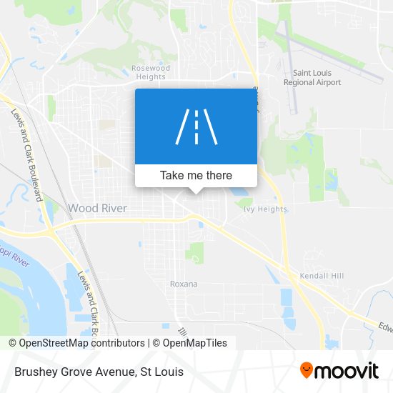 Mapa de Brushey Grove Avenue