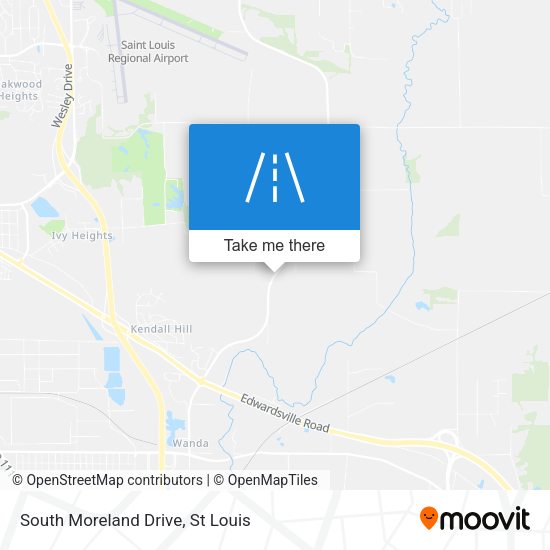 Mapa de South Moreland Drive