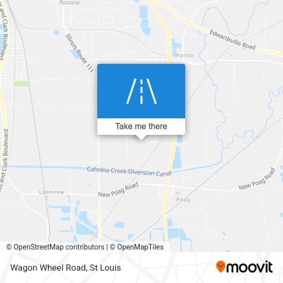 Wagon Wheel Road map