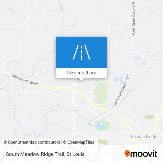 South Meadow Ridge Trail map