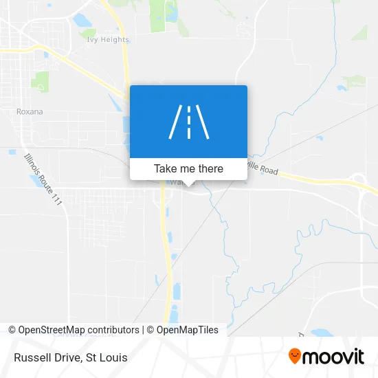 Russell Drive map
