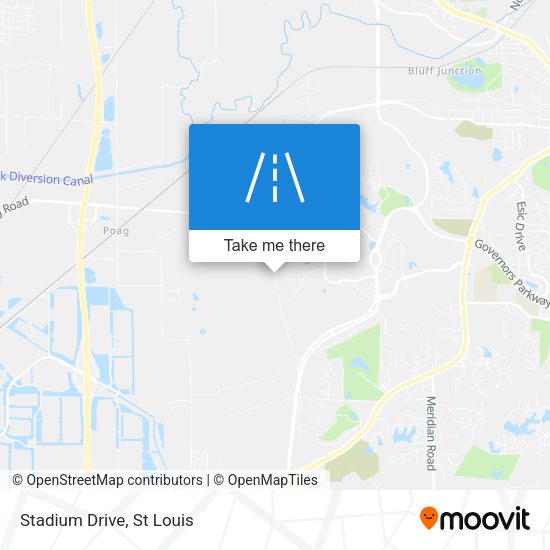 Stadium Drive map