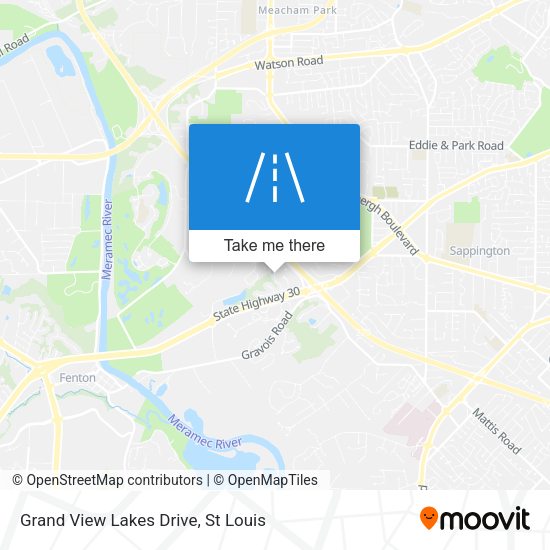 Grand View Lakes Drive map
