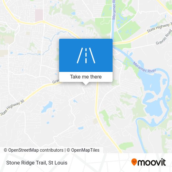 Stone Ridge Trail map