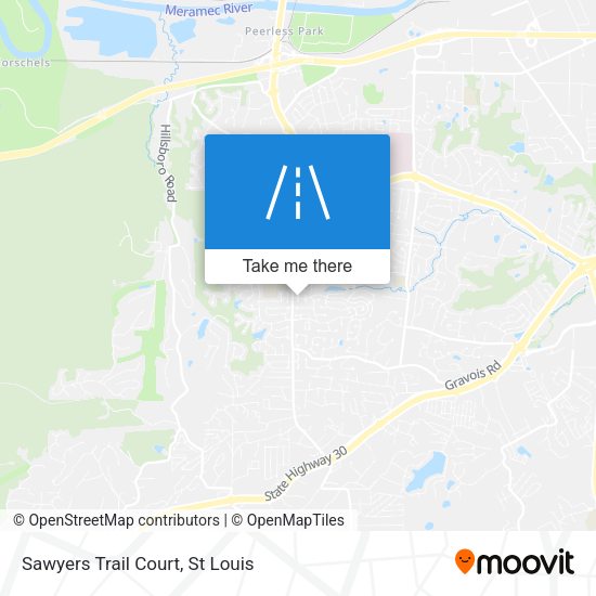 Mapa de Sawyers Trail Court