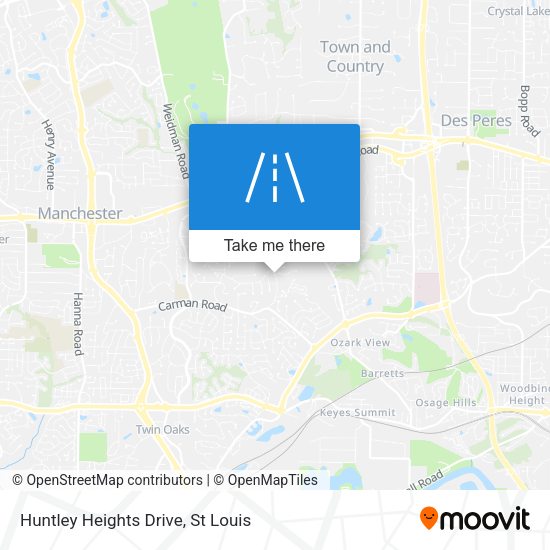 Huntley Heights Drive map