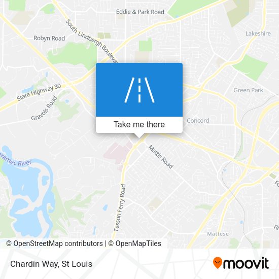 Mapa de Chardin Way