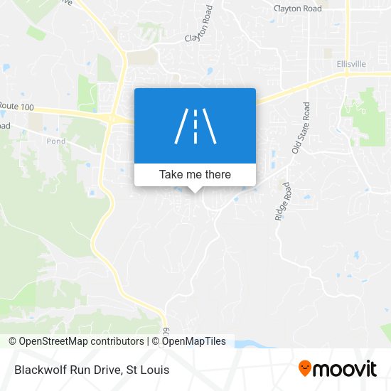 Blackwolf Run Drive map