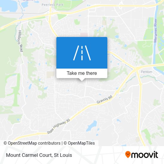 Mount Carmel Court map