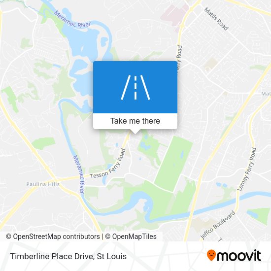 Timberline Place Drive map