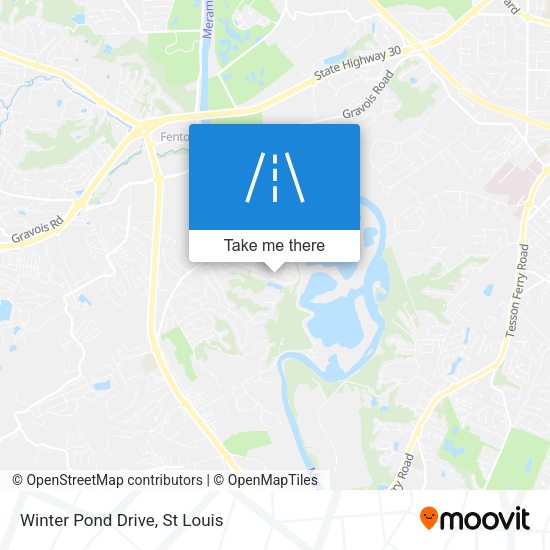 Winter Pond Drive map