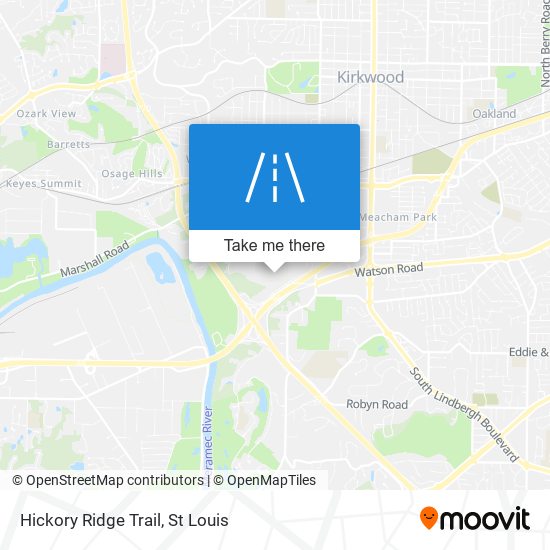 Hickory Ridge Trail map