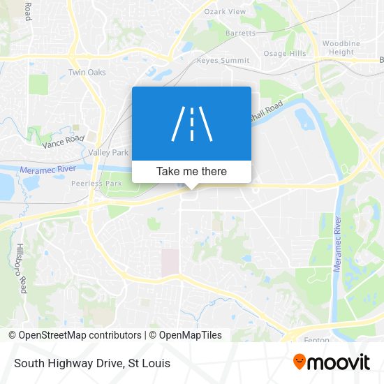 Mapa de South Highway Drive
