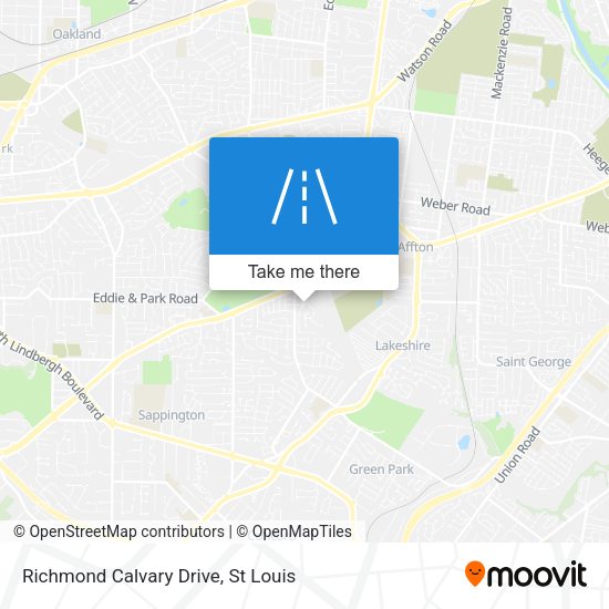 Mapa de Richmond Calvary Drive