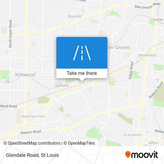 Mapa de Glendale Road