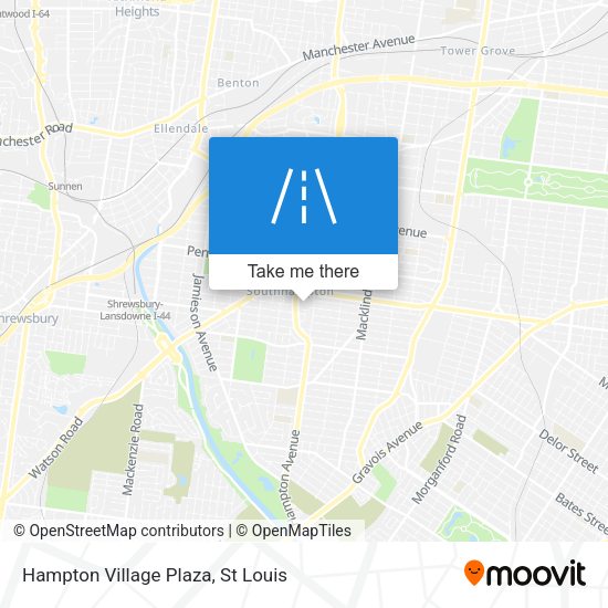 Mapa de Hampton Village Plaza