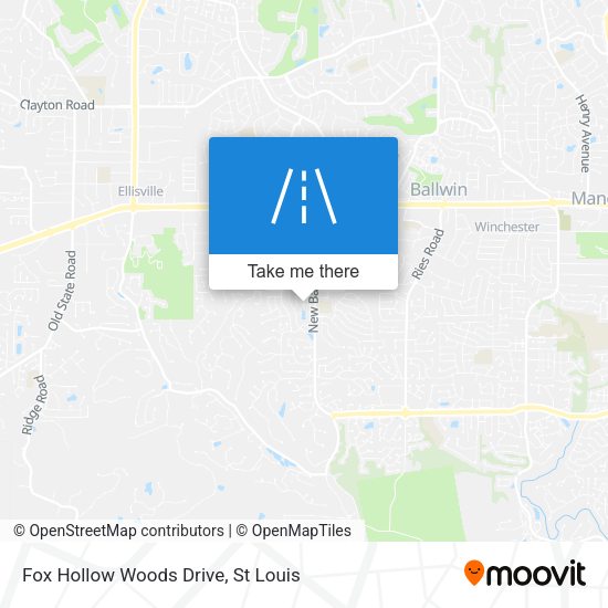 Mapa de Fox Hollow Woods Drive