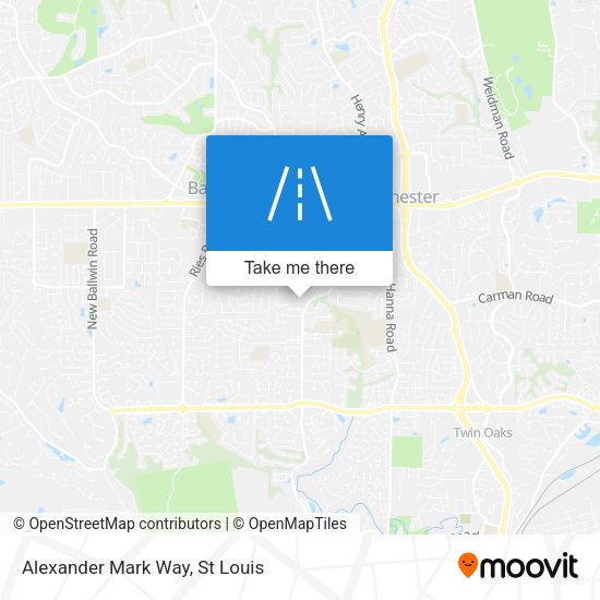 Alexander Mark Way map