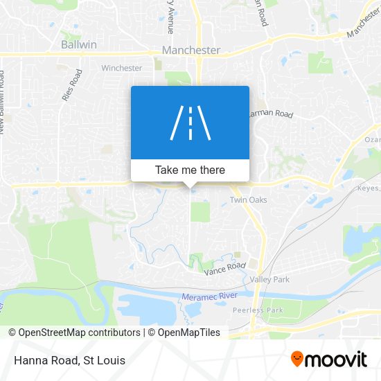 Mapa de Hanna Road