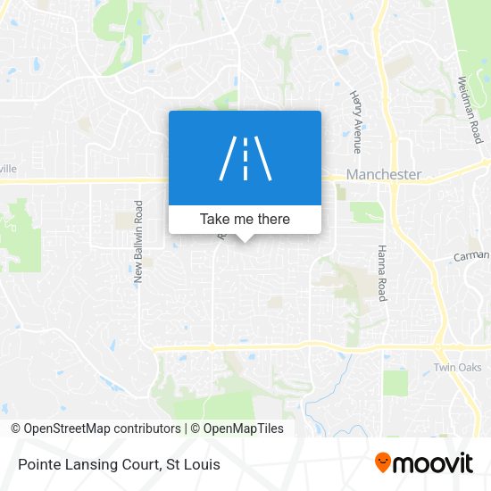 Pointe Lansing Court map