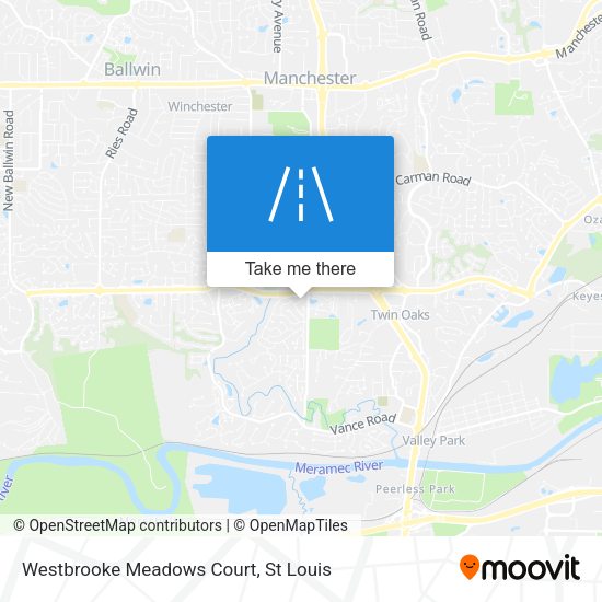 Mapa de Westbrooke Meadows Court