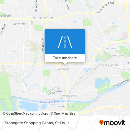 Mapa de Stonegate Shopping Center