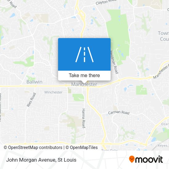 John Morgan Avenue map