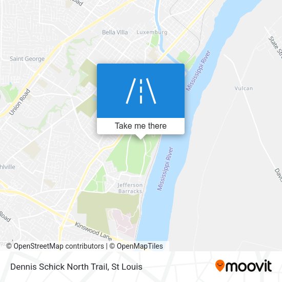 Mapa de Dennis Schick North Trail