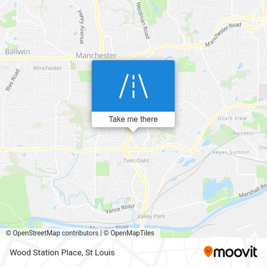 Mapa de Wood Station Place