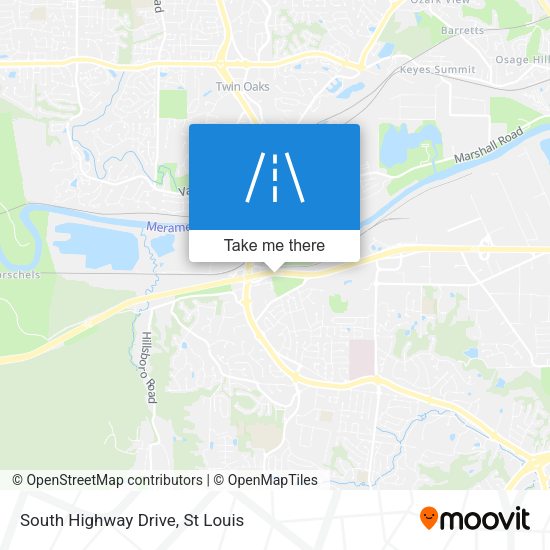Mapa de South Highway Drive