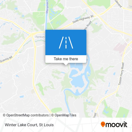Winter Lake Court map