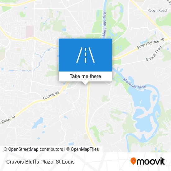 Gravois Bluffs Plaza map